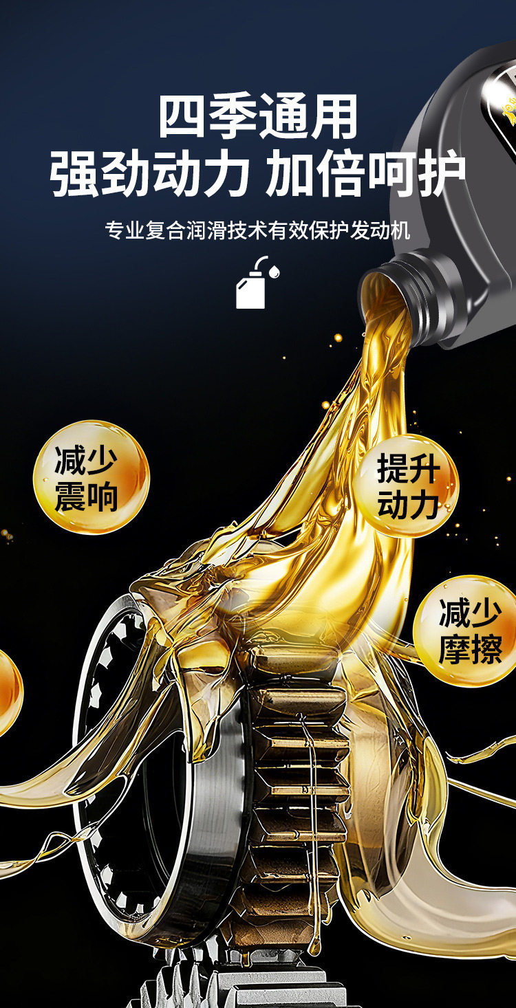Motorcycle Oil Fully Synthetic Universal Oil for Wuyang Honda 125 Suzuki 150, High Temperature Resistant Genuine All-Season Oil