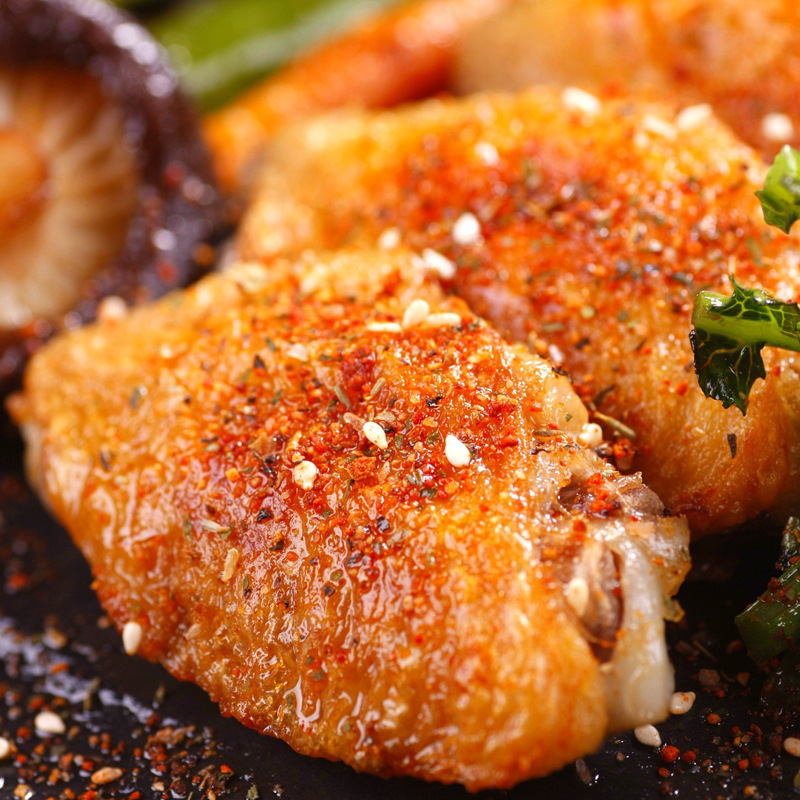 Wuli Hao Mei Five-Spice Fried Chicken Ingredients 45g Chicken Wings Pork Chops Chicken Cubes Coated with Powder Five-Spice Fried Chicken Powder Fried Chicken Legs Wholesale