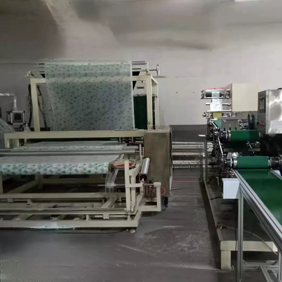 浴帘折叠机械一次性用品床单机设备毛巾浴巾机器布艺非织造布设备