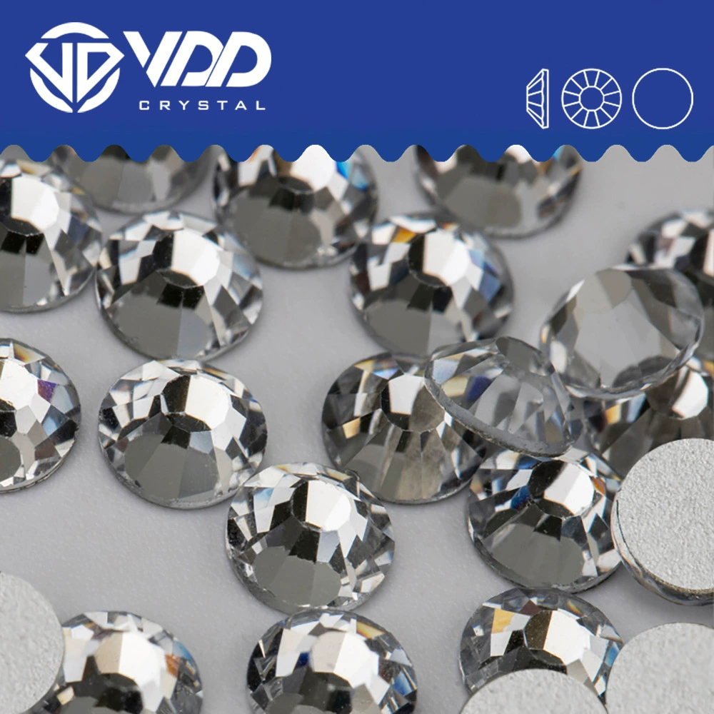 VDD 001 Crystal White Flat Diamond High Quality Glass Crystal Nail Art Diamond DIY Rhinestone Jewelry