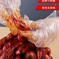 Одноразовые перчатки пищевого класса, пластиковая маска для рук, пленка для кейтеринга, коммерческой кухни, выпечки, утолщенная полиэтиленовая пленка