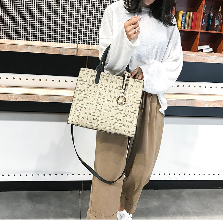New European and American cross-border fashion women's bag three-piece set, mother-and-child bag, versatile, large-capacity crossbody single-shoulder bag undefined