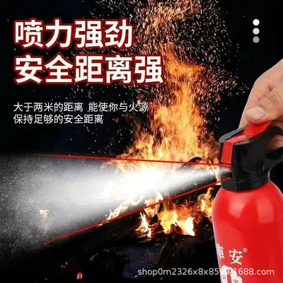 portable, and suitable for in-car use, and — Vehicle fire extinguisher