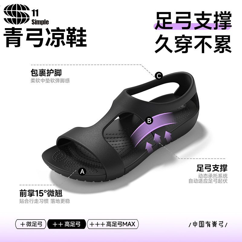 Chikoku Green Bow Sandals for Women, Arch Support, Yoga, Non-Slip, Odorless, Silent, Lightweight, Comfortable, Suitable for Water Activities Chikoku Green Bow Sandals for Women, Arch Support, Yoga, Non-Slip, Odorless, Silent, Lightweight, Comfortable, Suitable for Water Activities