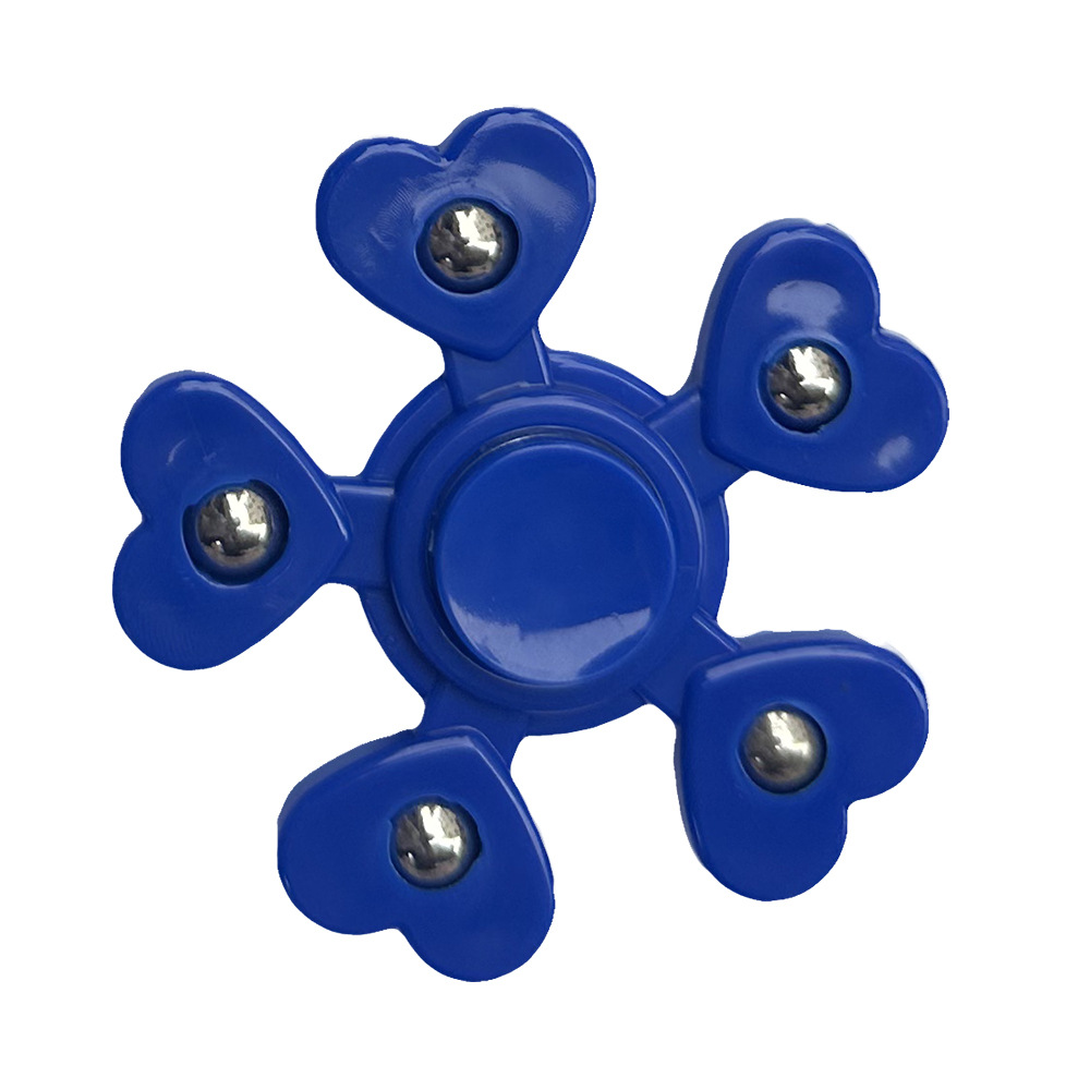 [Classic Color Five Beads] Blue Heart