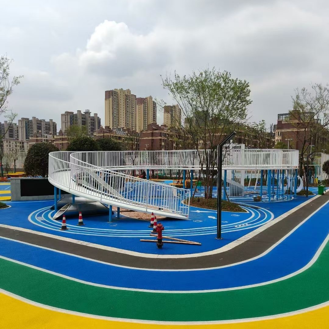 Fabricante de combinación de toboganes de acero inoxidable, instalaciones sin potencia a gran escala para niños, zona escénica, parque, equipo de juegos al aire libre