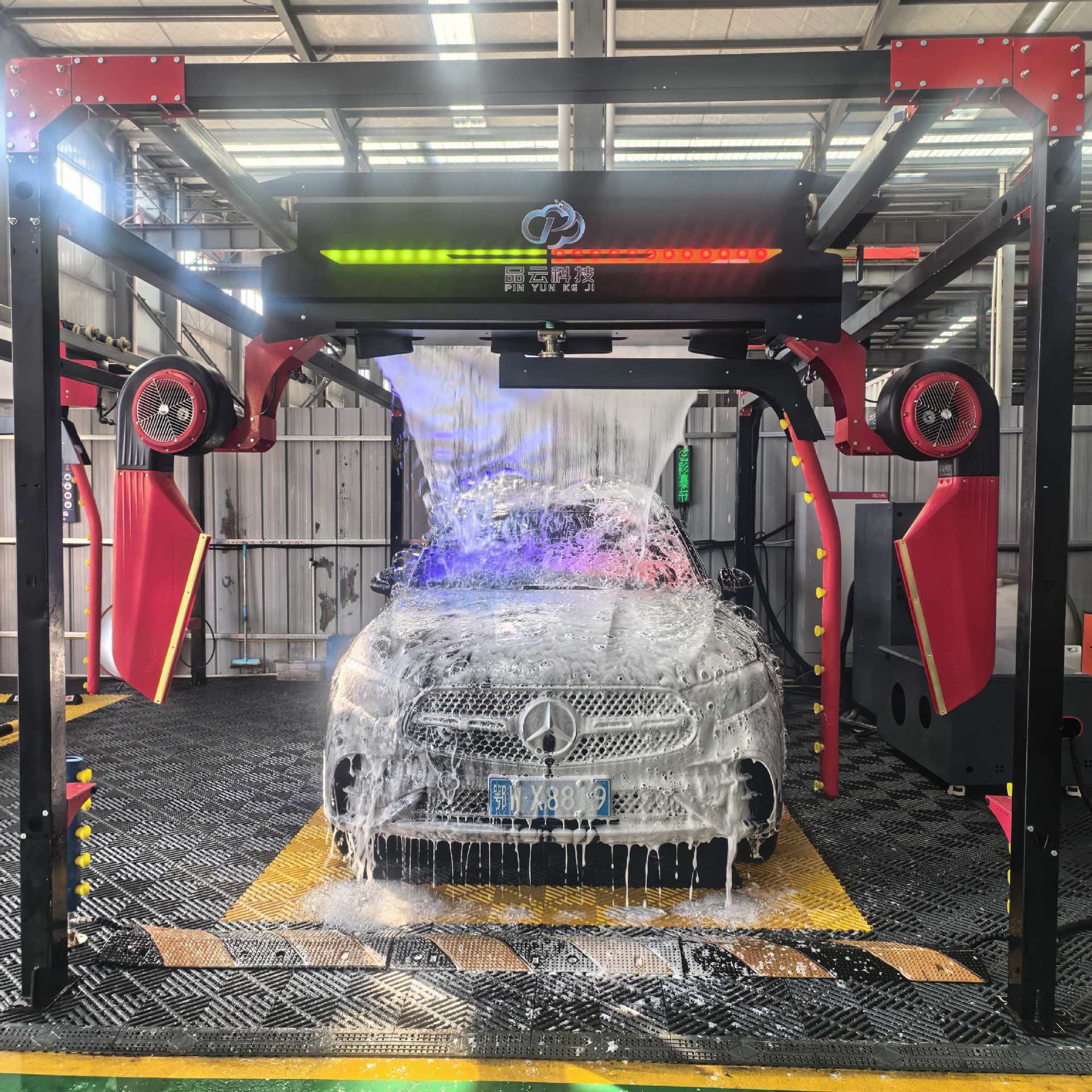 Fábrica directa automática sin contacto lavadora de automóviles muchos tipos de bomba de agua de alta potencia 15kw motor con aire seco comercial
