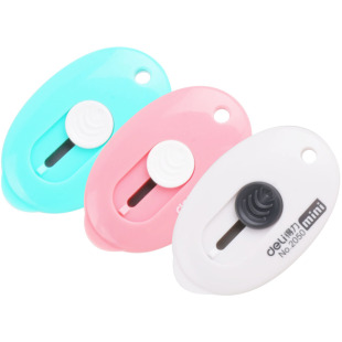Deli 2050 art knife student creative small size mini art knife portable office paper cutting knife paper cutting knife piece