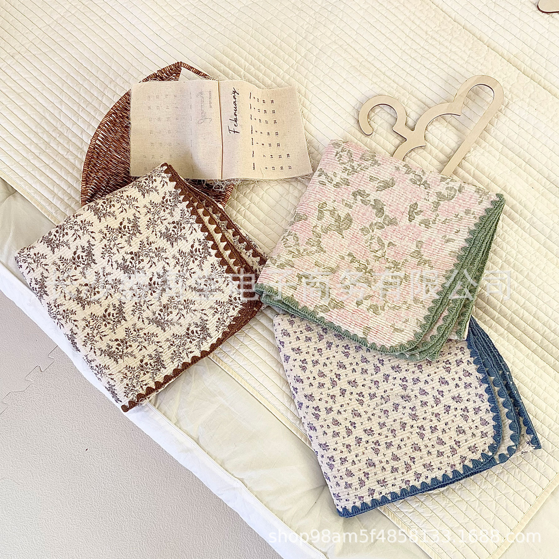 韓国insベビー毛布三層綿ガーゼ赤ちゃんバスタオル夏涼し子供エアコン春秋タオルケット