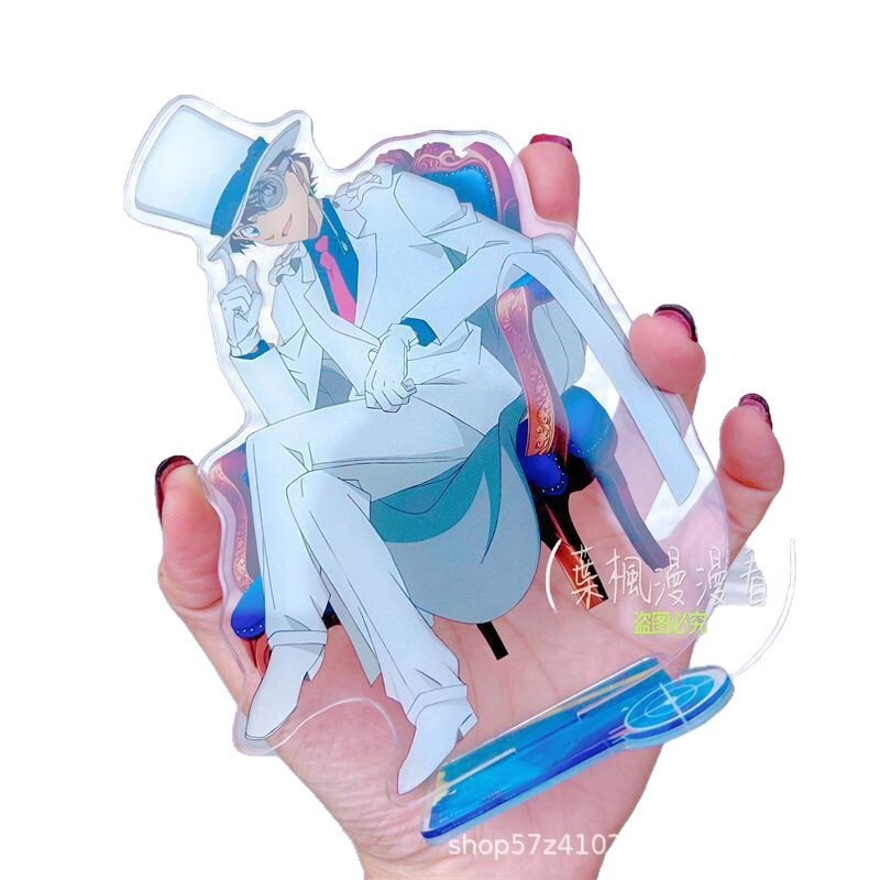 名探偵コナン スタンドアップ 怪盗キッド 江戸川コナン 両面シングルプラグ アクリルオーナメント|undefined