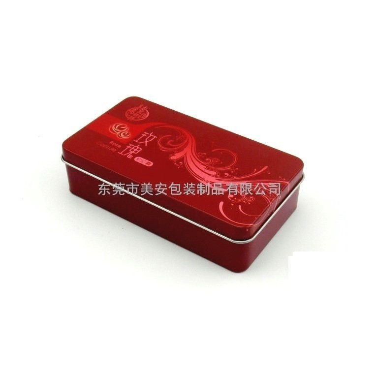 玫瑰胶囊铁盒 玫瑰花茶铁盒 铁盒生产厂家