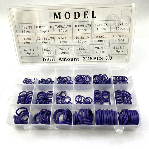 18 grid 270pc rubber ring car air conditioner compressor seal O-ring seal 265pcs