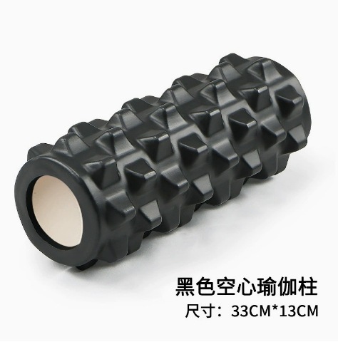 泡沫轴实心狼牙棒月牙款瑜伽柱专业瘦腿神器滚轴肌肉放松健身器材|undefined