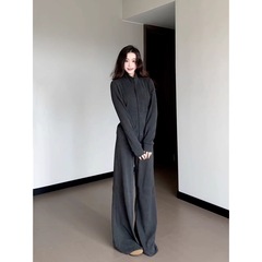 洋气显瘦卫衣运动套装女春秋季学生宽松韩版阔腿裤时尚休闲两件套