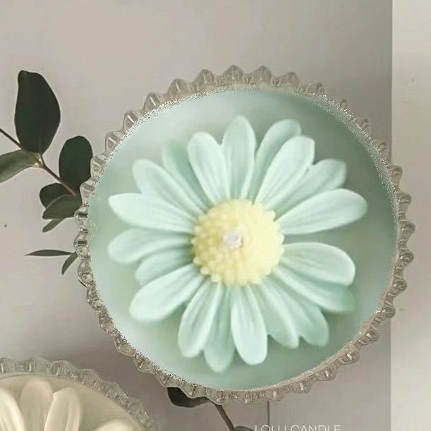 Bougie parfumée Daisy Ins, cadeau d'anniversaire haut de gamme pour une chambre fraîche et élégante_voghion.com
