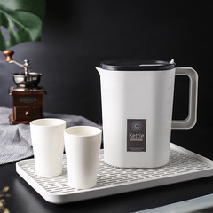 家用耐高溫塑料涼水壺超大容量冷水壺日式冰水壺透明涼茶壺果汁壺