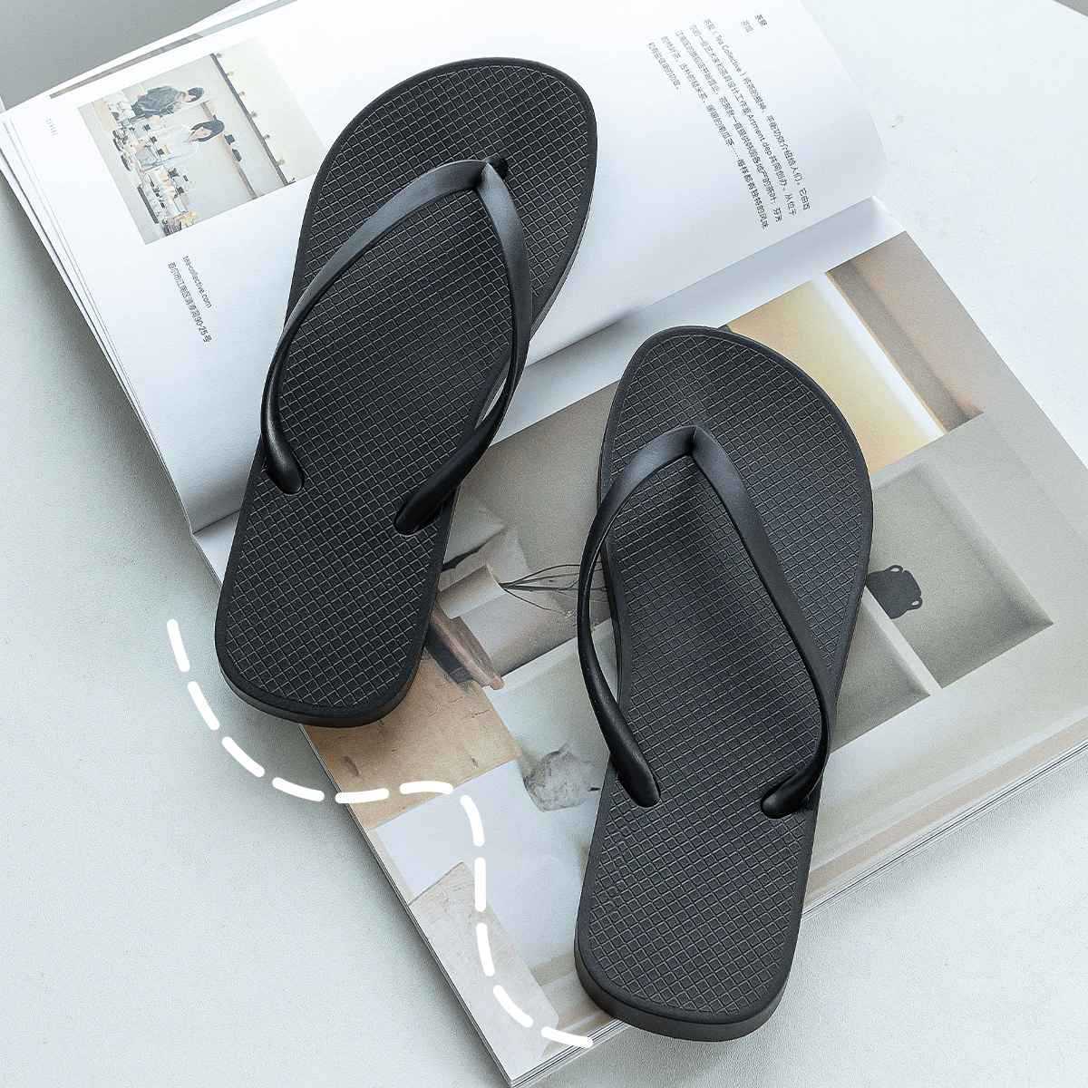 top Quality Comfortable Minimalist Flip-Flops Women, Summer 2026 New Model, Outdoor Non-Slip Beach Sandals For Women_voghion.com