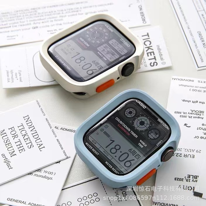 ApplewatchS10 Funda protectora ApplewatchS10 Caja de reloj galvanizado TPU Funda protectora iwatch ligera