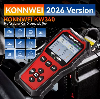 New KW340 OBD2 Avtomobil diaqnostika alətləri