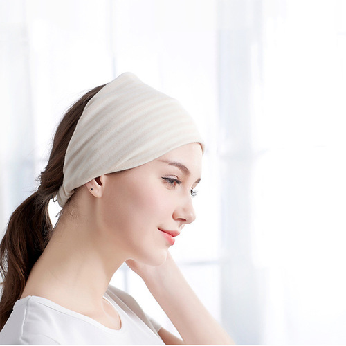 Hot-selling confinement hat spring and autumn breathable postpartum maternity hat pure cotton dome maternity hat confinement scarf postpartum head protection hat