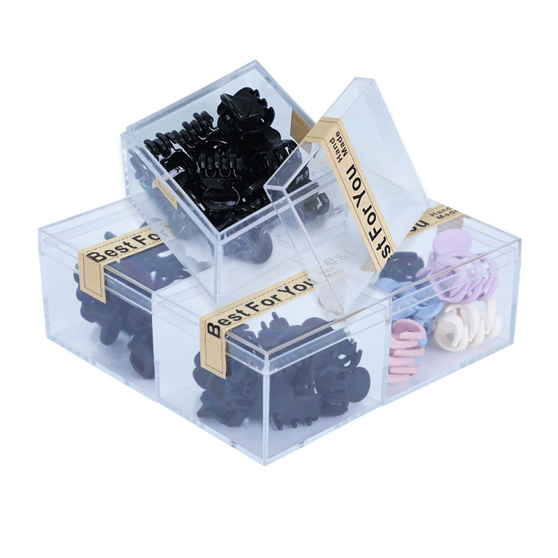 Plastic small black crab pin