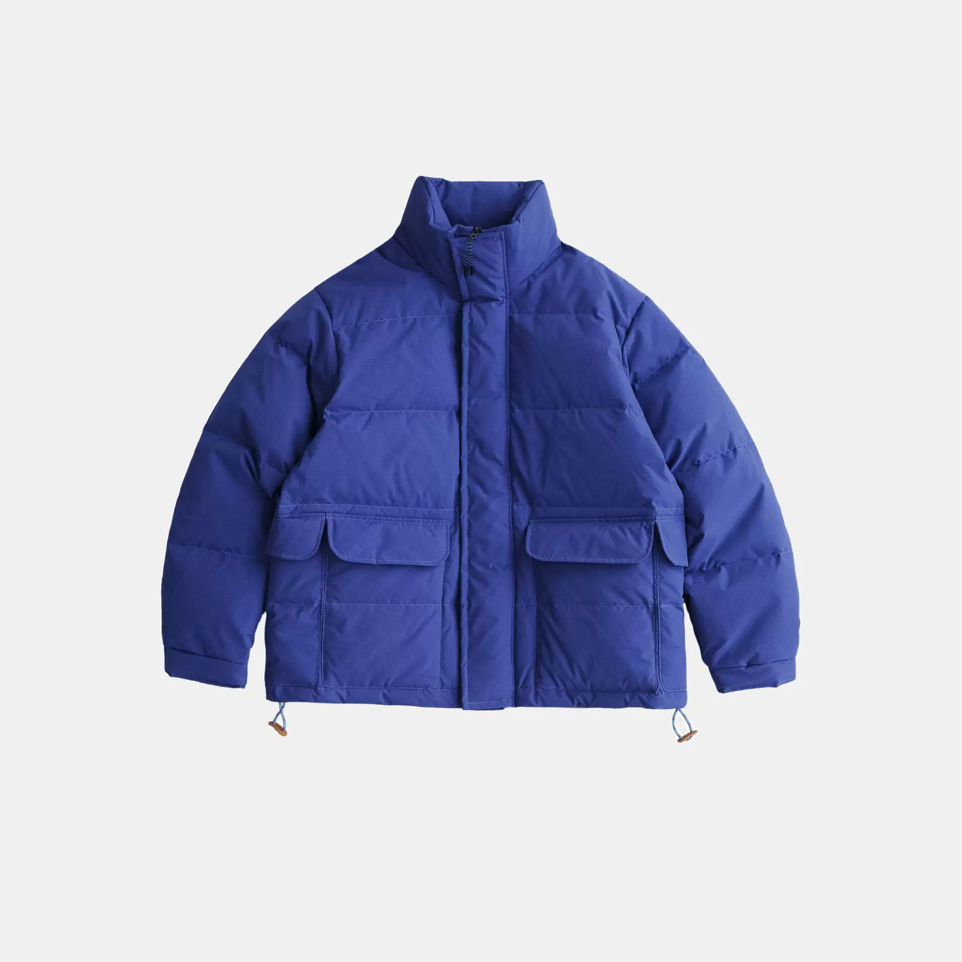 MAMINQIN新款立领羽绒服男轻量白鸭绒工装风宽松保暖多口袋厚外套