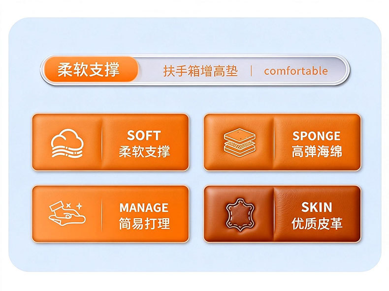 Car Armrest Box Pad, Universal Type, Central Elbow Heightening Pad, Multifunctional Heightening Wide Storage Bag, Car Tissue Box