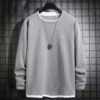 Light Gray D01 Waffle Long Sleeve