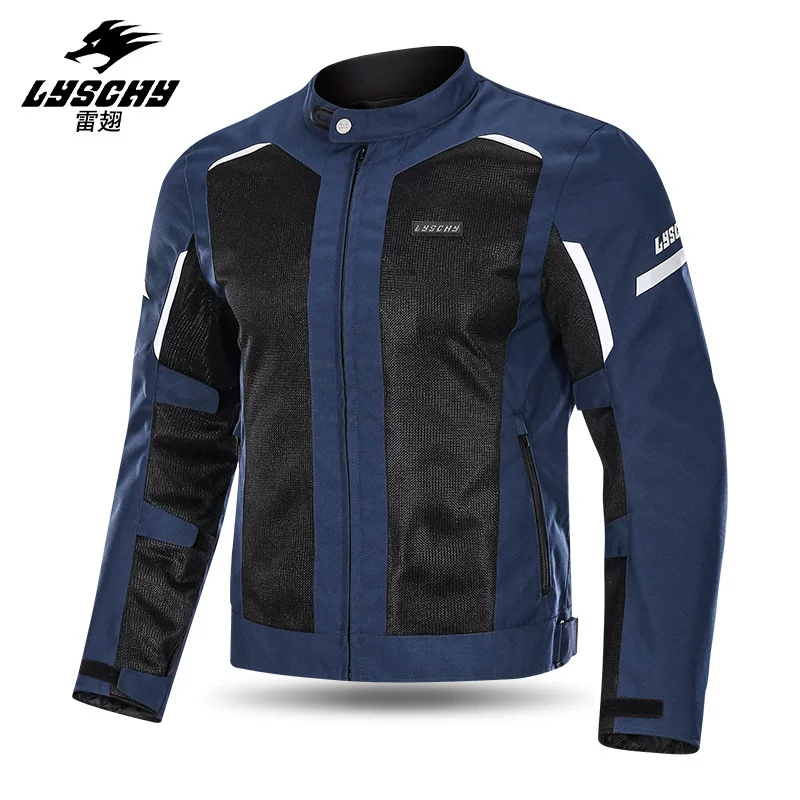 Summer jersey for men and women, breathable racing car, retroreflective jacket, fall protection