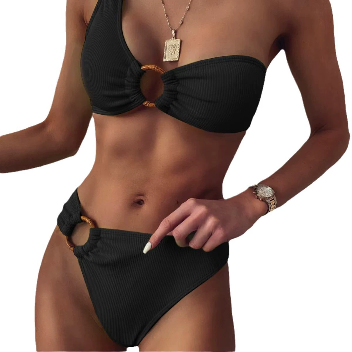 Colored swimwear, European style, Amazon