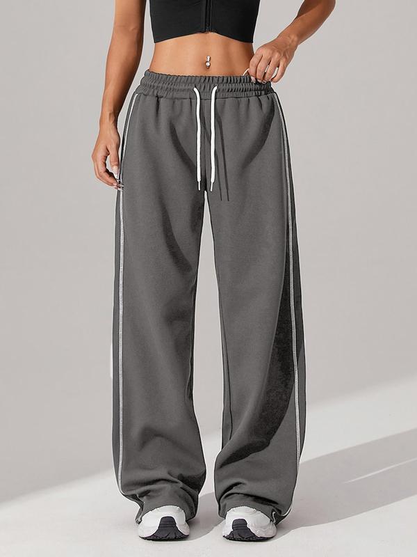 Women's Side Striped Pants Casual Comfy Breathable Trousers|undefined