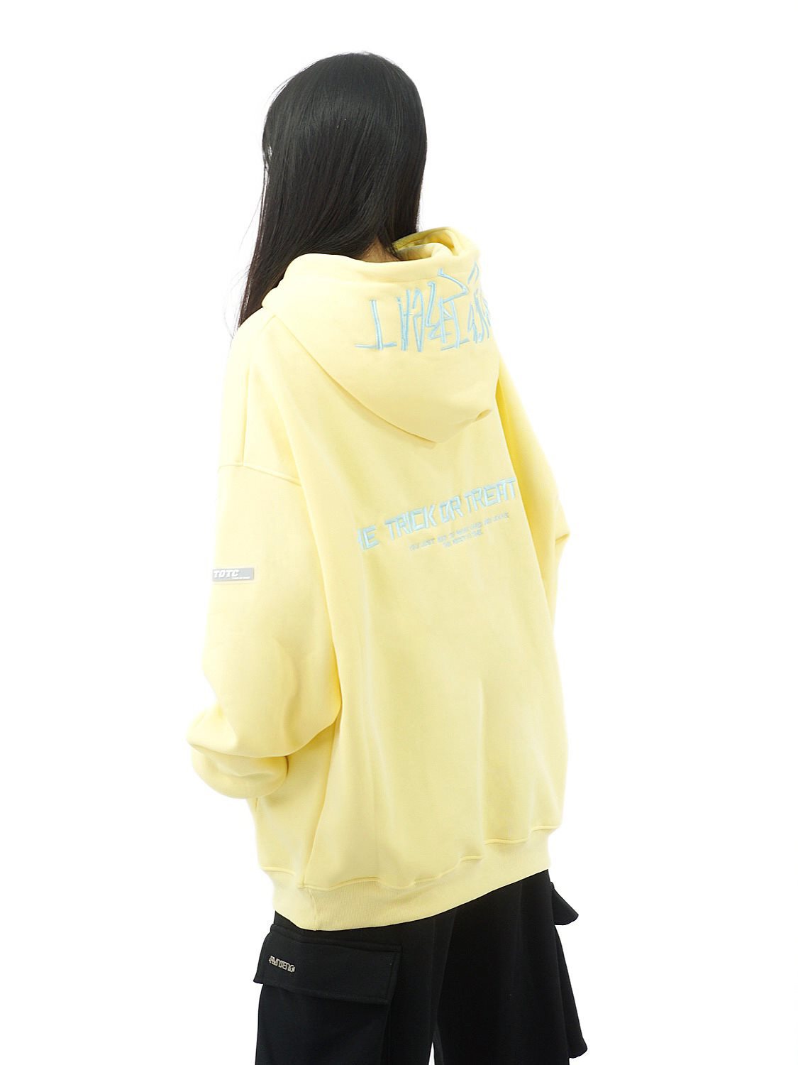Guochao High Street Embroidered Alphabet Heavy Spring Hooded Sweater for Couples Loose All-match Hoodie for Women