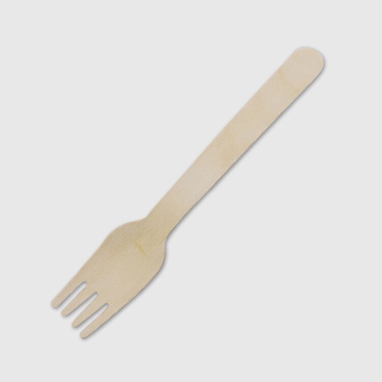 Abedul tenedor cuchara de madera occidental postre tenedor cuchara vajilla de madera desechable cuchillo de madera tenedor cuchara