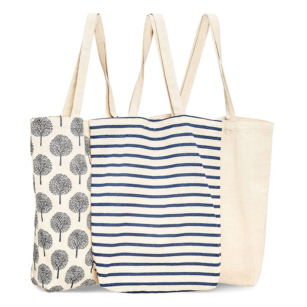 亚马逊爆款跨境专供帆布女式单肩包帆布购物袋文艺范手提袋