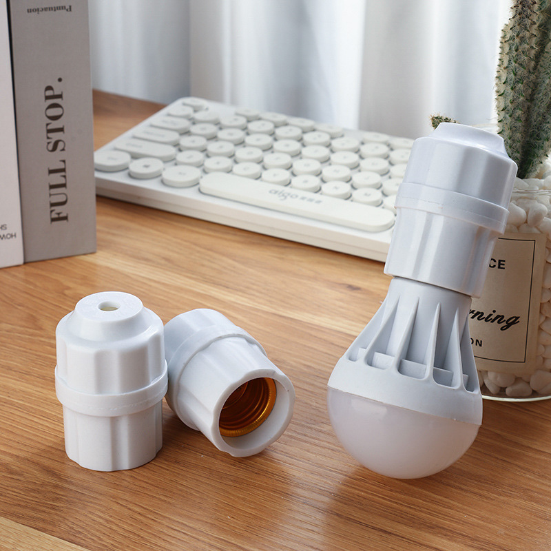 Thick-walled bakelite lamp holder, practical design for rooftop installation, anti-screw detachment, flame-retardant thick-walled lamp holder