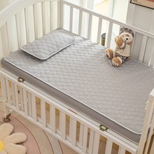 婴儿乳胶凉席床笠款夏季儿童床笠宝宝拼接床罩透气新生儿可用跨境