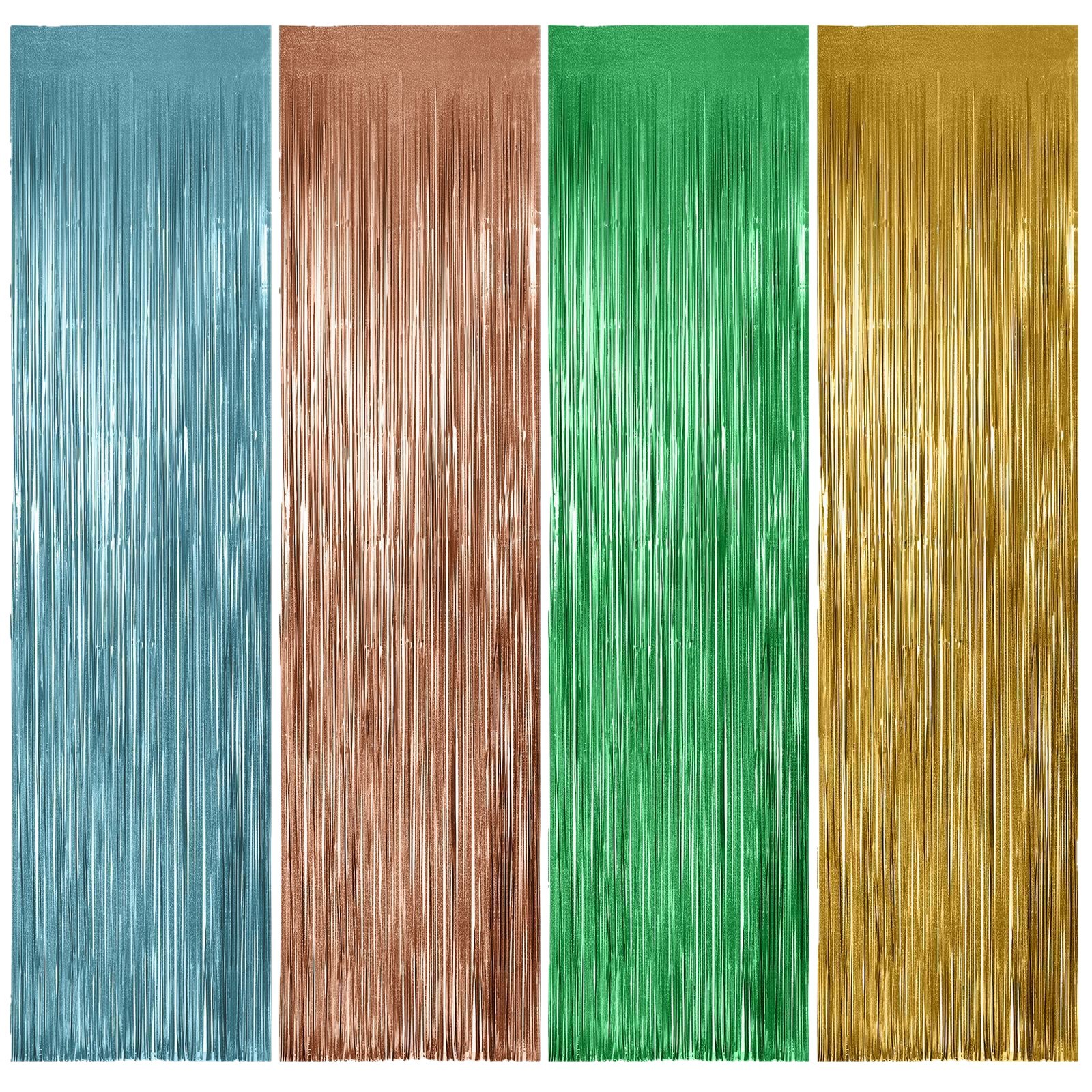 Cortina de lluvia mate mate mate fiesta de cumpleaños fondo de boda decoración de pared diseño brillante cuadrado cortina de lluvia borla