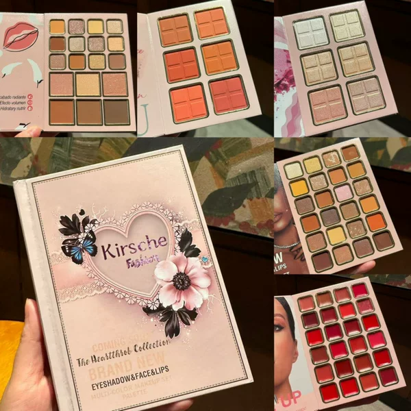cosplay multi-use 78-color eye shadow book blush high-gloss lipstick facial eyebrow powder integrated pearlescent matte 5-layer color