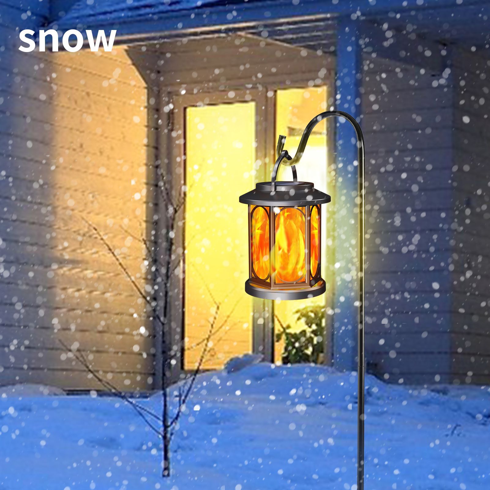 Neu Solar Outdoor Nacht Garten Anhänger Flamme Landschaft Beleuchtung Straße Rasen Licht_voghion.com