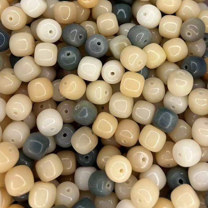 Бусины бочонки Duobao 10х11мм