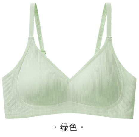 Venta directa de fábrica comercio electrónico transfronterizo Sudeste de Asia Vietnam Tailandia damas soporte superior simple sin costuras colección lateral sujetador