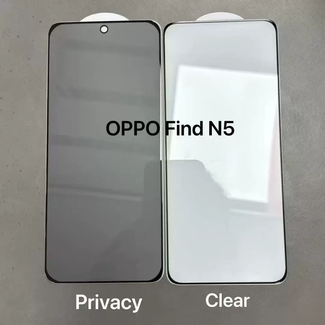 适用oppo find n5钢化玻璃膜全屏手机膜高铝大弧折叠屏外屏高清膜