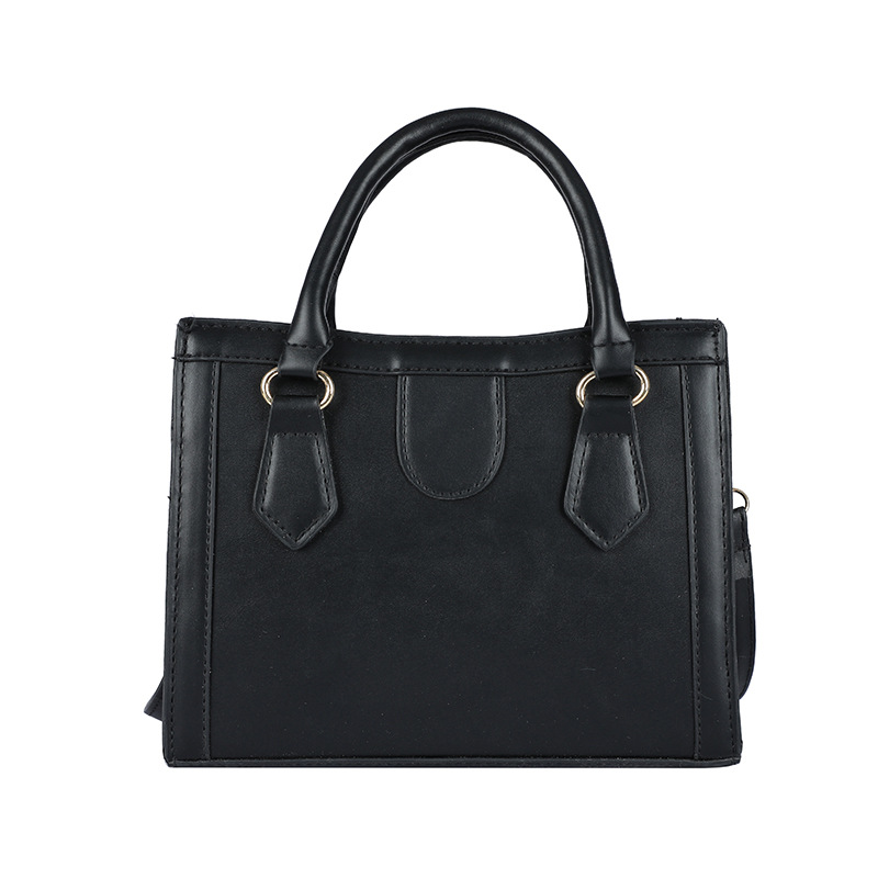 Textured Square Shoulder Bag For Women European Style Commuting Bag_voghion.com
