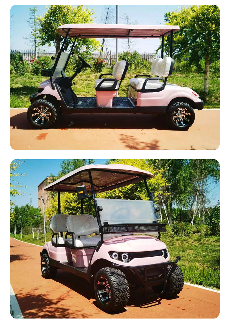 Electric Golf Cart 2-10 Seats Export Hotel Reception Sightseeing Car Four-Wheel Scenic Tourist Golf Cart