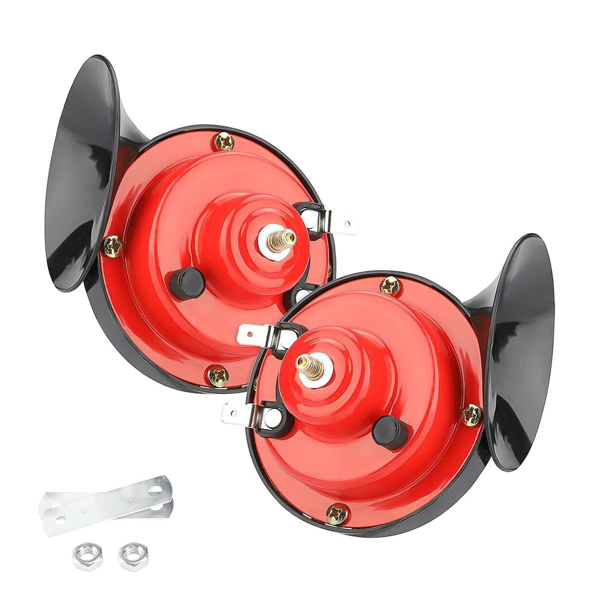12V High-Low Tone Modified Snail Horn Car Waterproof Electric Horn Generation Train Horn
