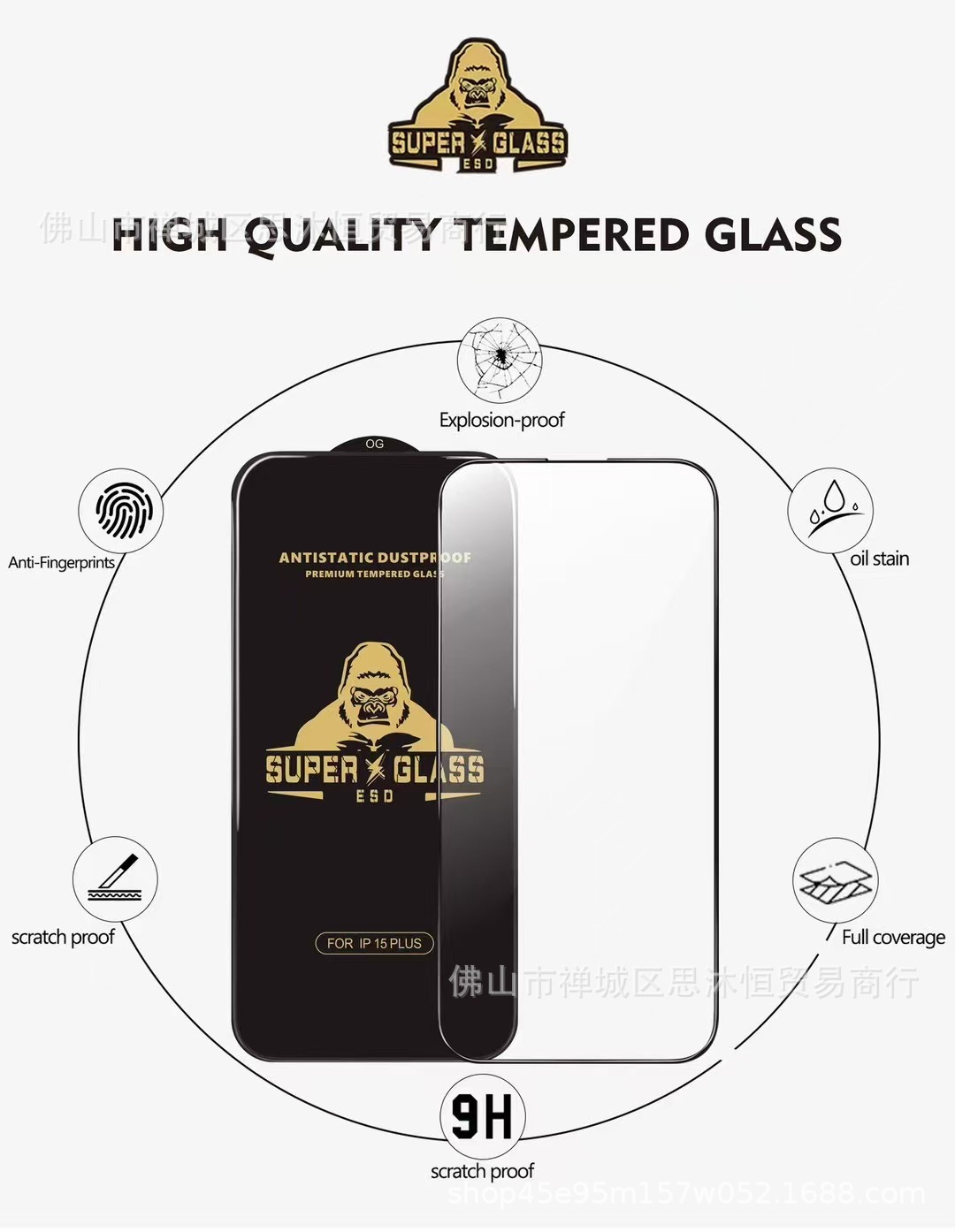 Gorilla Temperli Cam Film Apple IP17 Temperli Film Antistatik iPhone 13 Telefon Filmi 16PM Temperli Film