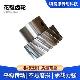 花键齿轮轴圆柱形行星减速机硬齿面大小齿轮模组配件大全齿轮定制