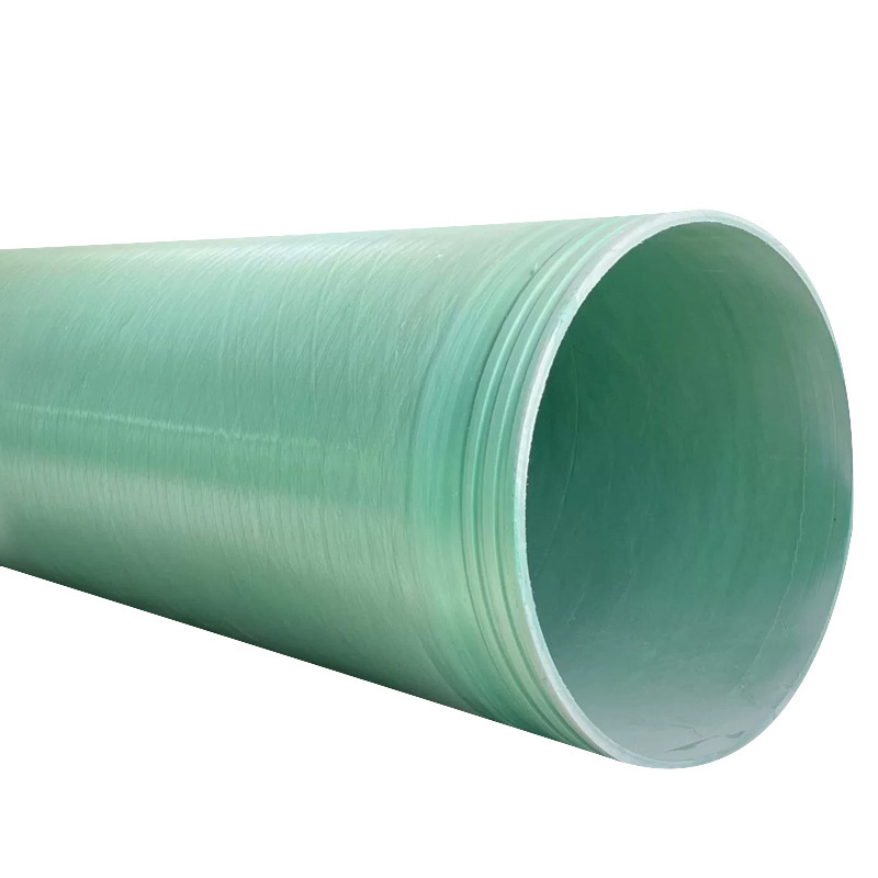High temperature resistant fiberglass wrapped sand filled pipeline for ventilation and drainage, aci