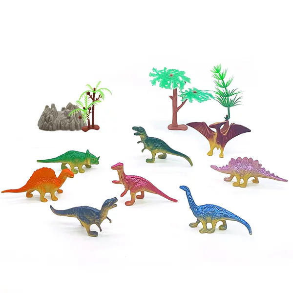 Cross-border simulation dinosaur model small size dinosaur toy mini plastic small dinosaur toy pterosaurus wholesale