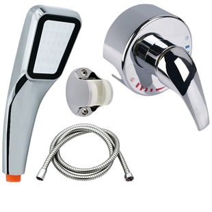 Simple shower set wall mixing valve electric water heater accessory bag